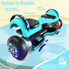 6 5  Bluetooth Hoverboardfor Kids Adult New Self Balancing Scooter W  Led Lights
