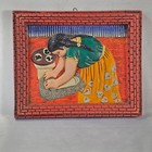 Vintage Mexican Folk Art Terracotta Relief 12 4x10 25 Woman At Metate