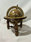 Vintage Italian Desk Globe  Zodiac  Months Made In Italy