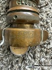Vintage Fire Hose Fog Spray Nozzle School Elkhart Brass Mfg  Co  Antique