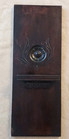Antique Carved Architectural Panel Dark Oak Wood Salvage 15 x 8-3 4  Floral