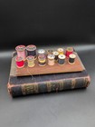 Vintage Wooden Thread Spools Lot Of 13 J p  Coats Boilfast Mercerized Sewing