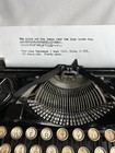 Vintage 1922 Underwood Standard Portable 3 Bank Typewriter Very Nice Condition