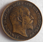 1907 Great Britain Farthing - High Quality Coin - Free Ship - Farthing Bin  3