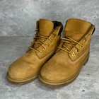 Timberland Youth Premium 6-inch Waterproof Boots Wheat Nubuck Size 2