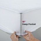 Terry Waterproof Mattress Protector Deep Fitted Breathable Poly Cotton Bed Cover