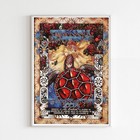 Grateful Dead Tour 1995 Poster     Terrapin Turtle Psychedelic Wall Art 24x36