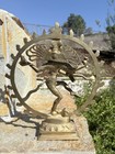 Vintage Shiva Nataraja Brass Statue Sculpture Home Decor Fine Art Yoga 11   