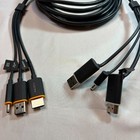 Htc Vive 3-in-1 Cable Wire Assembly Vr Headset To Pc Link Box Connection Oem