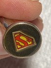 Vintage Superman Ring Dc Comics Tm Adjustable Logo Jewelry Superhero Collectible