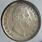 Lustrous British India William Iv Silver 1 Rupee 1835 F Rare In This Grade Mh10
