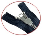 21 Inch Ykk  5 Medium Weight Aluminum Metal Jacket Zipper Separating Made In Usa