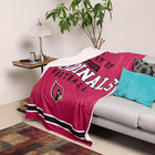 Nfl Unisex-adult Nfl Team Logo Property 60  X 50  Sherpa Plush Throw Blanket