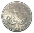 Lot  30  1857 Bank Of Upper Canada Token One Penny