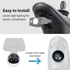 Electric Wheelchair Led Light Power Wheelchair Accessories 3 Pin Xlr Head Light