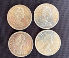 Lot Of 4 Canadian Silver Dollars