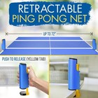 Serenelife Portable Table Tennis Set W  Retractable Net  Paddles  Balls  Bag