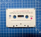 5-in-1 Maxell Test calibration C62 Cassette Tape  L r  Level  Speed w f  Azimuth