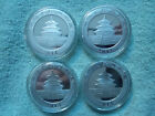 2011-2012-2013-2014 Chinese Silver Panda 10 Yuan 1 Oz Bu  4 Coin Set 