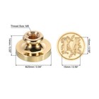 Alphabet M Wax Seal Stamp Initial Letter Sealing Wax Stamp Retro Brass Head