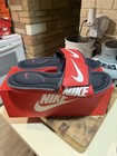 Nike Sandals Mens 13 Benassi Jdi Open Toe Summer Slide Flats Comfort Red Slip On