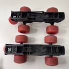 Roller Derby Roller Skate Replacement Truck Plate Wheels Quad  Red black Used
