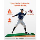 Uimoso 85-inch Portable Pitching Mound For Baseball And Softball Training