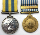 Original Canada Korean War Full Size Medal Set Of 2 B-802148 B  C   Storey