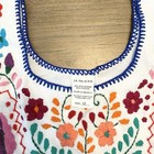 J r  Palacios Women s Mexican Dress White Medium Hand Embroidered Nwot Beautiful