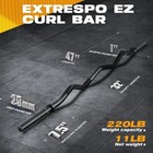 47  Ez Curl Bar Weight Lifting Bar 1 weight Plates Curling Bar with Star Collars