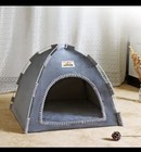 Cat Bed Foldable Pet Tent House Soft Warm Cozy Cave For Cats   Small Dogs Indoor