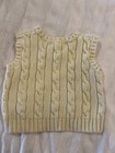 Light Yellow Ralph Lauren Sweater Vest Spring Easter Size Toddle 12 Month