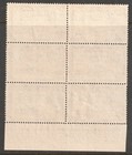 Fiji 1940 - 49 6d Map Of Fiji - Imprint Block Of 6