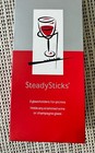 Steady Sticks 2 Glass Holders For Picnics Holds Any Stemmed Wine Champagne Glass