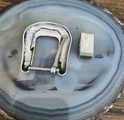 925 Sterling Silver Vintage  Floral Belt Buckle