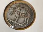 1936 Buffalo Hobo Nickel Coin Laughing Skull With Skeleton Buffalo Reverse 