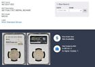 Se1709  1787  Nepal Silver 1 Mohar  Ngc Ms 63  top Pop 2 
