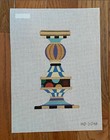 3 Piece Candlestick Canvases  Handpainted Needlepoint  By Raymond  Crawford