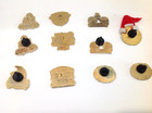 Walmart Appreciation Happy Face And Christmas Lapel Pins Mixed Lot Of 11