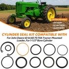 For John Deere 40 44 60 70 70a Loader Am118391 Cylinder Seal Kit For 1-1 2    Bore