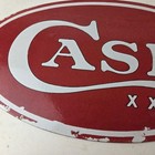 Vintage Case Xx Knives Sign - Porcelain Advertisement Gas Pump Station Sign