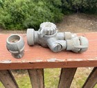 Vtg Western Fire Equipment Wildland Hose Nozzle Twin Tip Fog stream   Extra Tip