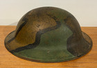Wwi Ww1 Us M1917 Painted Helmet German-style Turtle Shell Camouflage