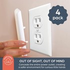 Coverplug Paintable Outlet Plug Cover  Baby Safety Electrical Wall Plate Socket