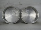 2 Vintage Mirro 9 x 1-1 2  Aluminum Cake Pans  1179m Removable Bottom-usa