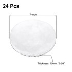 7-inch Wool Polishing Pad Hook And Loop Buffing Wheel 24 Pcs