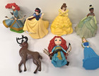 Disney Princess Cake Topper Figures Lot Of 13 Belle Merida Rapunzel Snow White