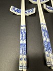 5 Pairs Chinese Plum Blossom  Porcelain  Ceramic Chopsticks Support  extras