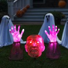Outdoor Halloween Decoration Realistic Skeleton Zombie Lawn Stakes Scary Creepy