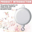 Mobile Baby Music Box Crib Mobile Box With Music Removable Musical Replacemen   